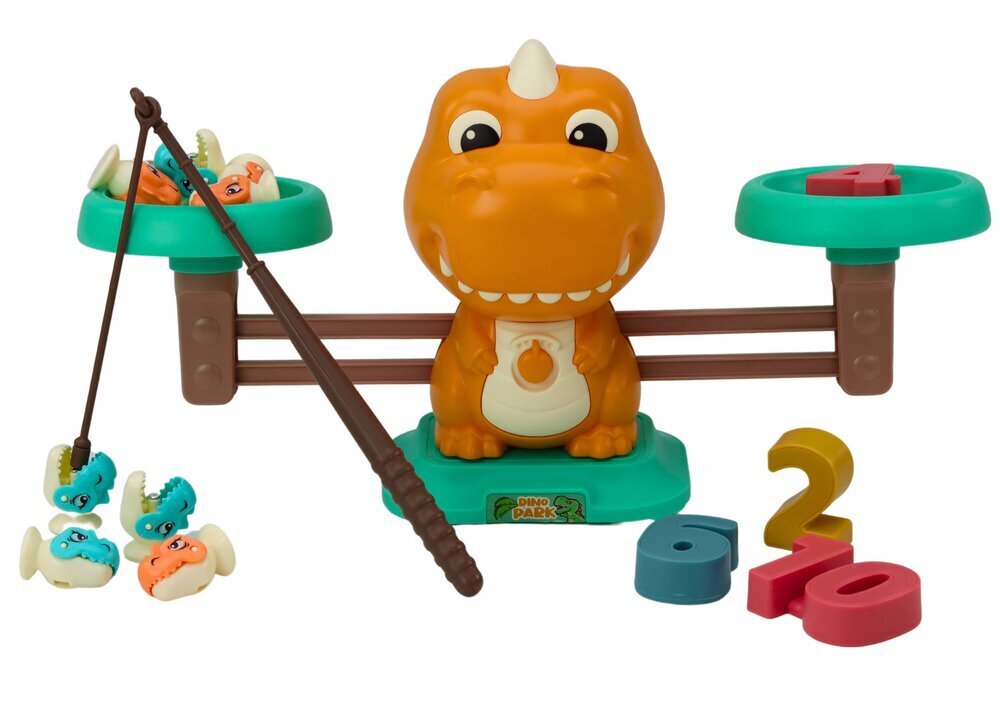 Izglītojoša rotaļlieta Lean Toys Mathematics dinozaurs цена и информация | Attīstošās rotaļlietas | 220.lv