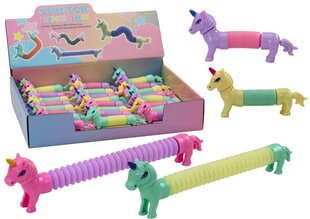 Sensorā pop caurule Lean Toys Unicorn cena un informācija | Galda spēles | 220.lv