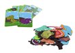 Magnētiskā mīklu grāmata ar dinozauriem Lean Toys, 64 daļas cena un informācija | Puzles, 3D puzles | 220.lv