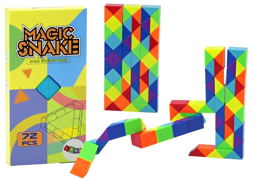 Mācību bloki Lean Toys Magic Snake cena un informācija | Attīstošās rotaļlietas | 220.lv