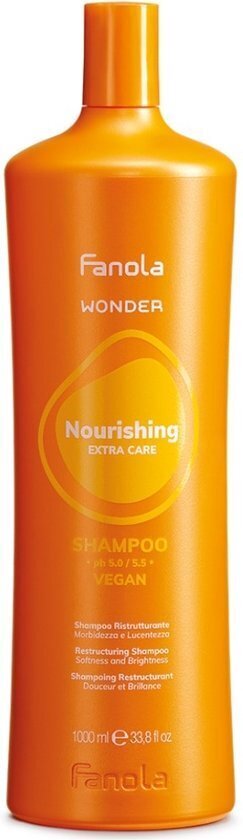 Barojošs šampūns visiem matu tipiem Fanola Wonder Nourishing Extra Car, 1000 ml цена и информация | Šampūni | 220.lv