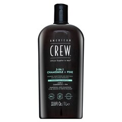 Matu šampūns 3in1 American Crew ChamoliePine vīriešiem, 1000 ml cena un informācija | Šampūni | 220.lv