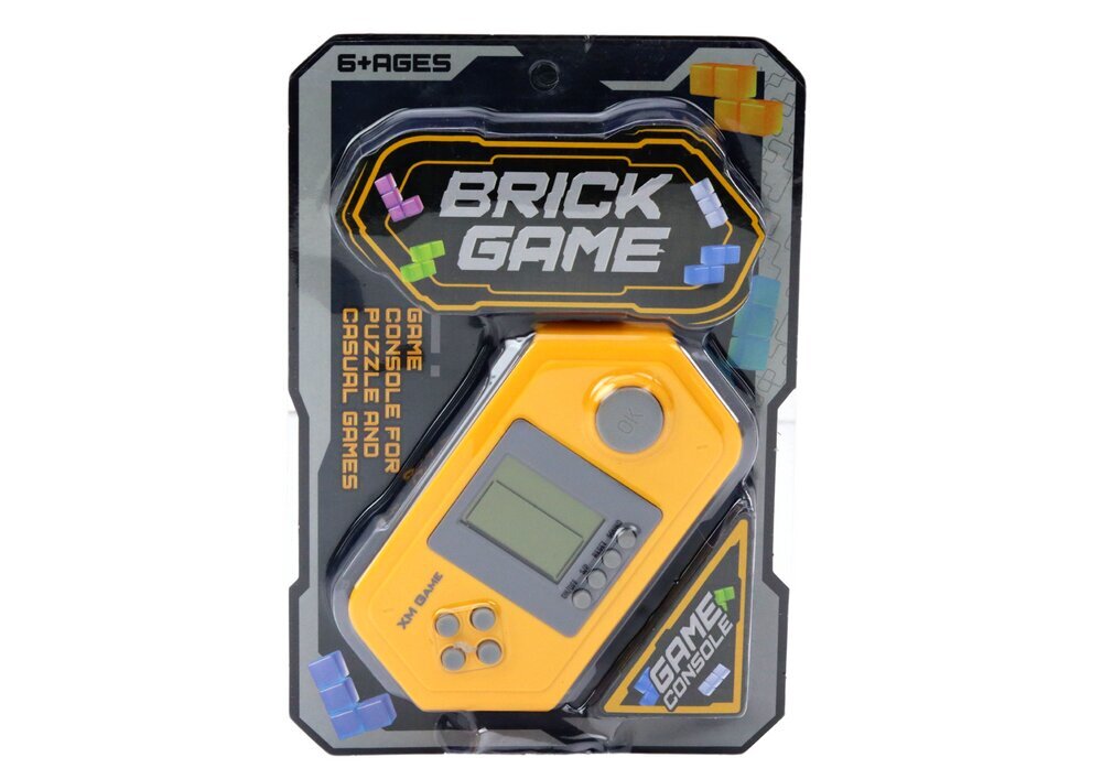 Elektroniskā spēle Tetris Brick Game, dzeltena цена и информация | Galda spēles | 220.lv