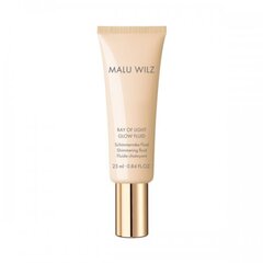 Izgaismotājs Malu Wilz Ray Of Light Glow Fluid, 25 ml cena un informācija | Bronzeri, vaigu sārtumi | 220.lv