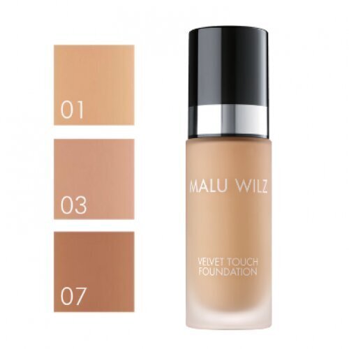 Tonālais krēms Malu Wilz Velvet Touch Foundation 07, 30 ml cena un informācija | Grima bāzes, tonālie krēmi, pūderi | 220.lv