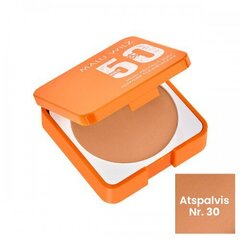 Kompaktais pūderis Malu Wilz High Protection Sun Powder Foundation SPF 50 warm beige №30, 9,5 g цена и информация | Пудры, базы под макияж | 220.lv