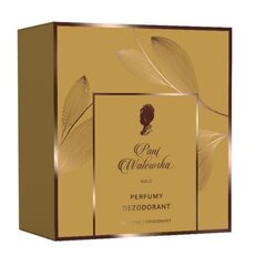 Komplekts Pani Walewska Gold sievietēm: parfimērijas ūdens EDP, 30 ml + izsmidzināms dezodorants, 90 ml cena un informācija | Sieviešu smaržas | 220.lv