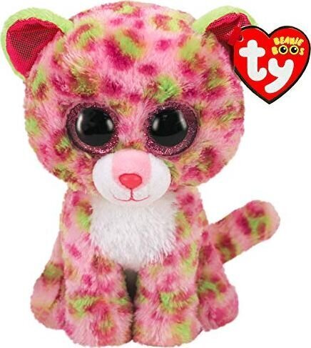 Plīša rotaļlieta Beanie Boos Lainey leopards TY, 36312, 15 cm cena un informācija | Mīkstās (plīša) rotaļlietas | 220.lv