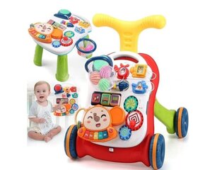 Музыкальная толкатель - столик для малышей MalPlay 5в1 цена и информация | Игрушки для малышей | 220.lv