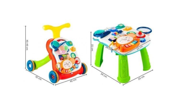 Muzikāla stumjama rotaļlieta MalPlay 5in1 cena un informācija | Rotaļlietas zīdaiņiem | 220.lv