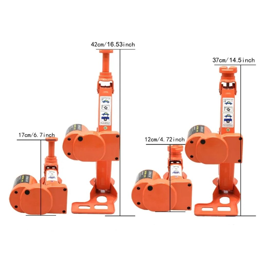 Domkrats elektriskais auto pacēlājs 12V 3 Tonnu cena un informācija | Auto piederumi | 220.lv