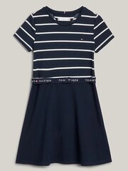 Платье TOMMY HILFIGER Essential Skater Dress KG0KG077760A6 540125568 цена и информация | Платья для девочек | 220.lv