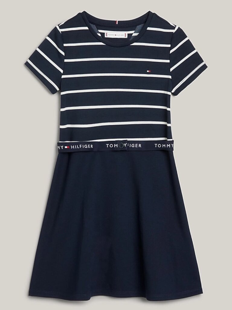 Tommy Hilfiger kleita meitenēm Essential Skater Dress 540125568, zila cena un informācija | Kleitas meitenēm | 220.lv