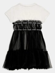Платье GUESS JEANS Mixed Fabric Dress J4RK26 K6YW0 JBLK цена и информация | Платья для девочек | 220.lv