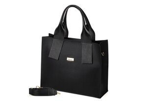 Maggio polska вместительная классическая женская сумка A4 shopper black shoulder bag MBM01 MG302 цена и информация | Женские сумки | 220.lv