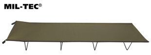Saliekamā kempinga gulta Mil-Tec, 180x60x19 cm, zaļa cena un informācija | Tūrisma mēbeles | 220.lv