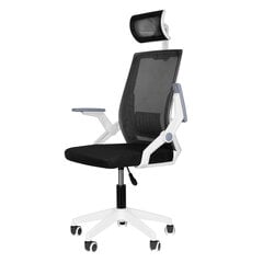 Biroja krēsls StandHeiz, 51x60x113 cm, melns/balts цена и информация | Офисные кресла | 220.lv