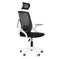 Biroja krēsls StandHeiz, 51x60x113 cm, melns/balts цена и информация | Biroja krēsli | 220.lv
