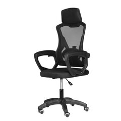 Biroja krēsls StandHeiz, 48x60x118 cm, melns cena un informācija | Biroja krēsli | 220.lv
