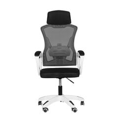 Biroja krēsls StandHeiz, 48x60x118 cm, melns/balts cena un informācija | Biroja krēsli | 220.lv