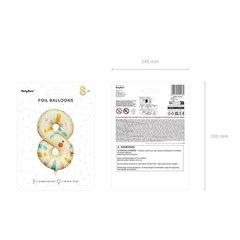 Folijas balons, Nr. 8 цена и информация | Шары | 220.lv
