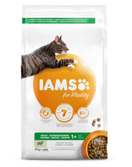 Iams for Vitality для взрослых кошек с бараниной, 3 кг цена и информация | Сухой корм для кошек | 220.lv