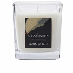 Aromātiska svece Alyssa Ashley Dark Wood ,145 g cena un informācija | Sveces un svečturi | 220.lv