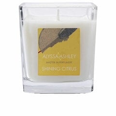 Aromātiska svece Alyssa Ashley Shining Citrus, 145 g cena un informācija | Sveces un svečturi | 220.lv