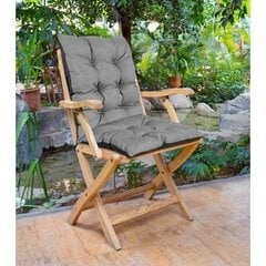 Подушка для кресла, серая, 50x50x80 см цена и информация | Подушки, наволочки, чехлы | 220.lv