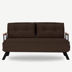 Dīvāns-gulta Sando, brūna cena un informācija | Dīvāni | 220.lv