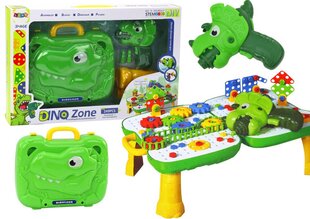 Konstruktors ar rotaļu urbi Lean Toys Dino Zone cena un informācija | Konstruktori | 220.lv