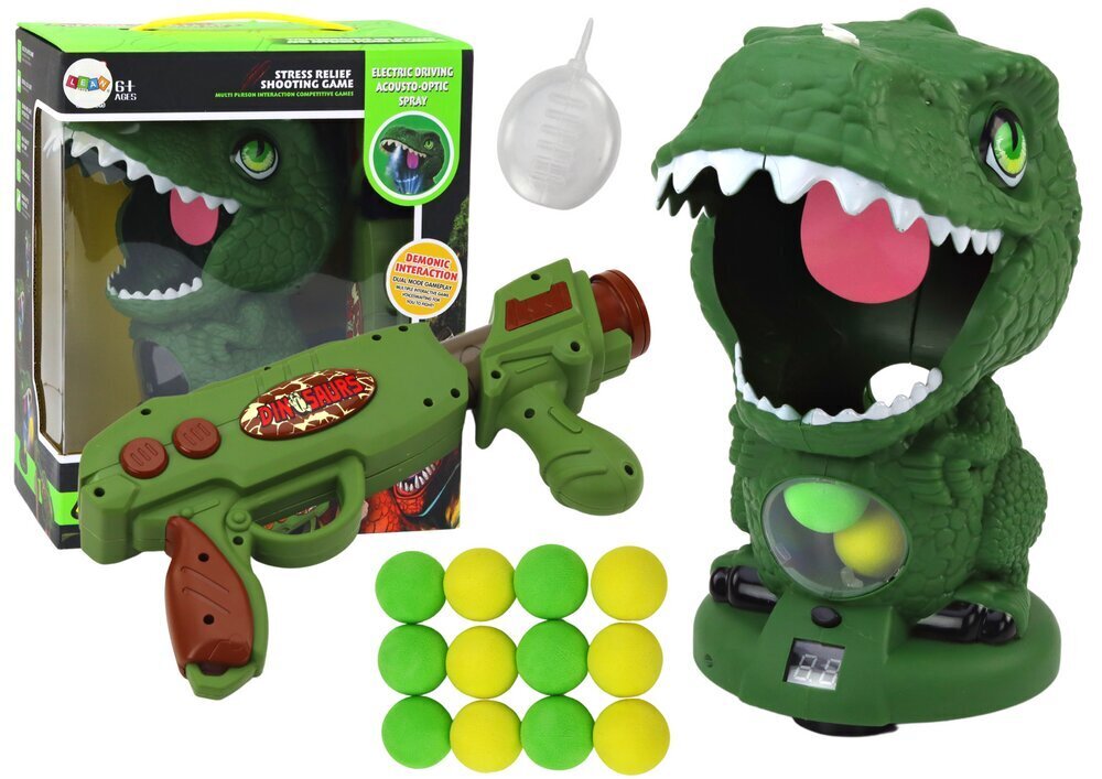 Lean Toys dinozauru šaušanas arkādes spēle цена и информация | Galda spēles | 220.lv