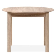 Раздвижной стол Aatrium Coburg 100-140 см, коричневый цвет цена и информация | Кухонные и обеденные столы | 220.lv