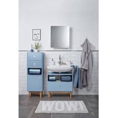 Vannas istabas skapītis Tenzo Color Bath, 80x16x58 cm, zils cena un informācija | Vannas istabas skapīši | 220.lv
