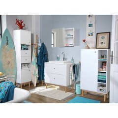 Шкаф для ванной комнаты Tenzo Color Bath, белый цвет цена и информация | Шкафчики для ванной | 220.lv