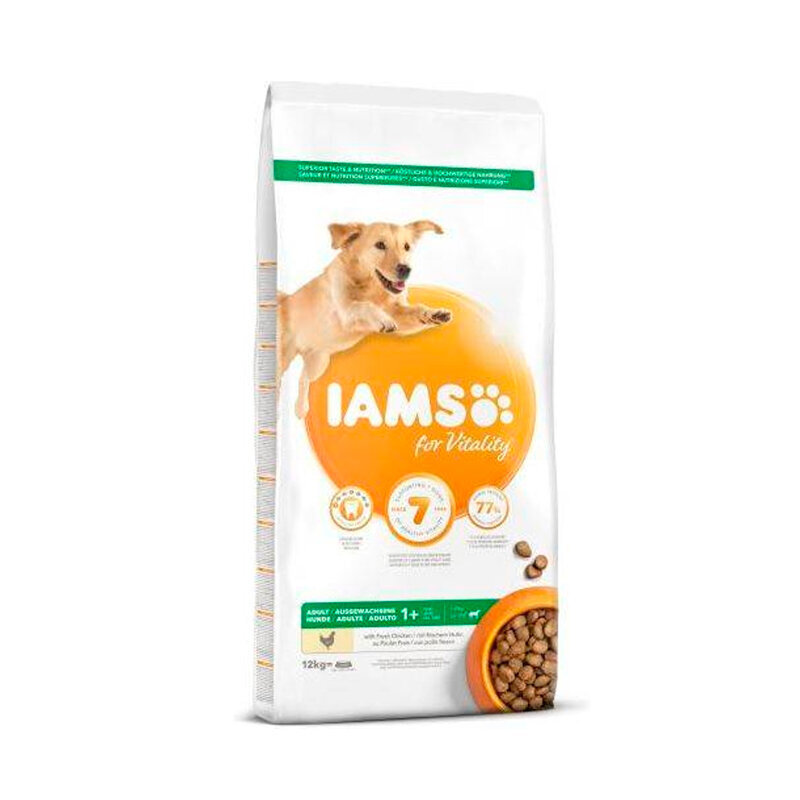 Iams ProActive Health pieaugušiem lielu šķirņu suņiem, ar vistas gaļu, 3 kg cena un informācija | Sausā barība suņiem | 220.lv