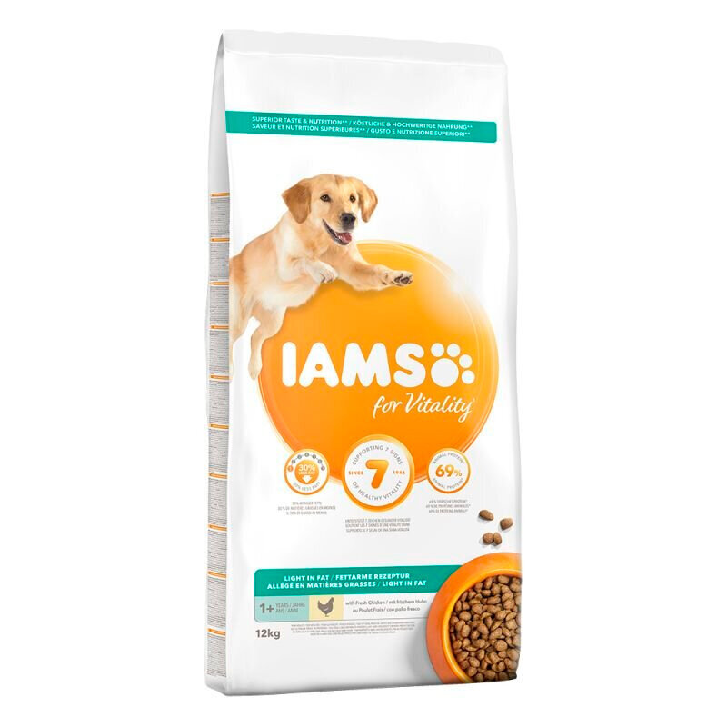 Iams ProActive Health pieaugušiem suņiem pēc sterilizācijas ar noslieci uz svara pieaugumu, ar vistas gaļu, 3 kg цена и информация | Sausā barība suņiem | 220.lv