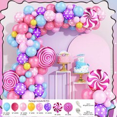 Balonu komplekts Candy Arch, 96 gab. cena un informācija | Baloni | 220.lv