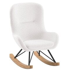 Кресло-качалка Aatrium Rocky, белого цвета цена и информация | Кресла в гостиную | 220.lv