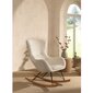 Šūpuļkrēsls Aatrium Rocky 75x96x101 cm, balts cena un informācija | Atpūtas krēsli | 220.lv