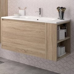Ванная шкафчик Aatrium Vesna, 100x50x46 см, коричневый цена и информация | Шкафчики для ванной | 220.lv