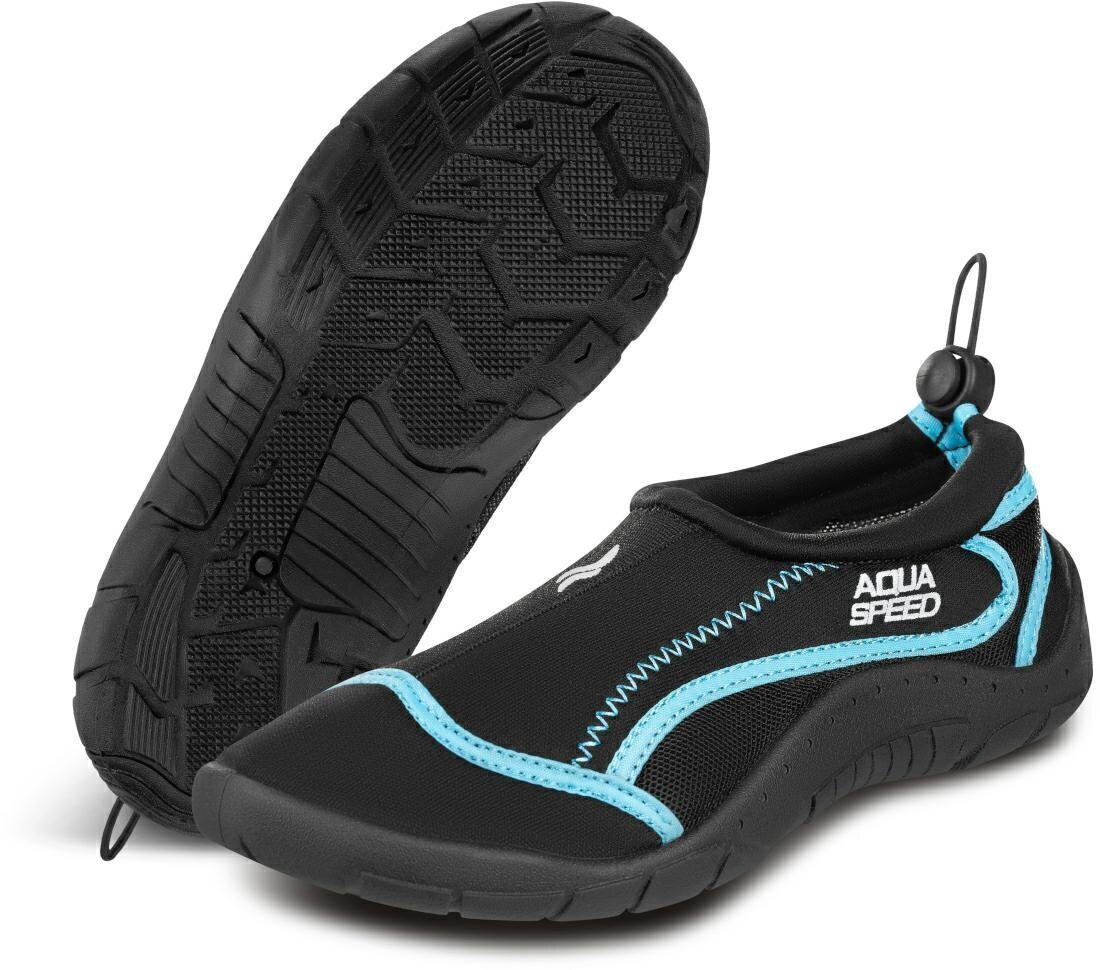 Multifunkcionāli ūdens apavi Aquaspeed Model28, melni cena un informācija | Peldēšanas apavi | 220.lv