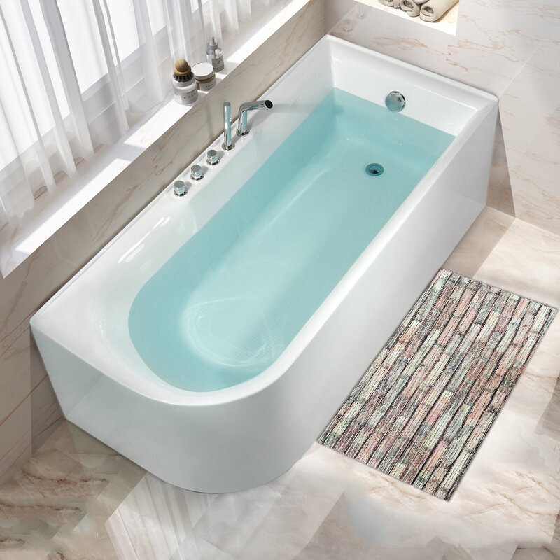 Mīksts vannas paklājiņš Benedomo, 65x45 cm цена и информация | Vannas istabas aksesuāri | 220.lv