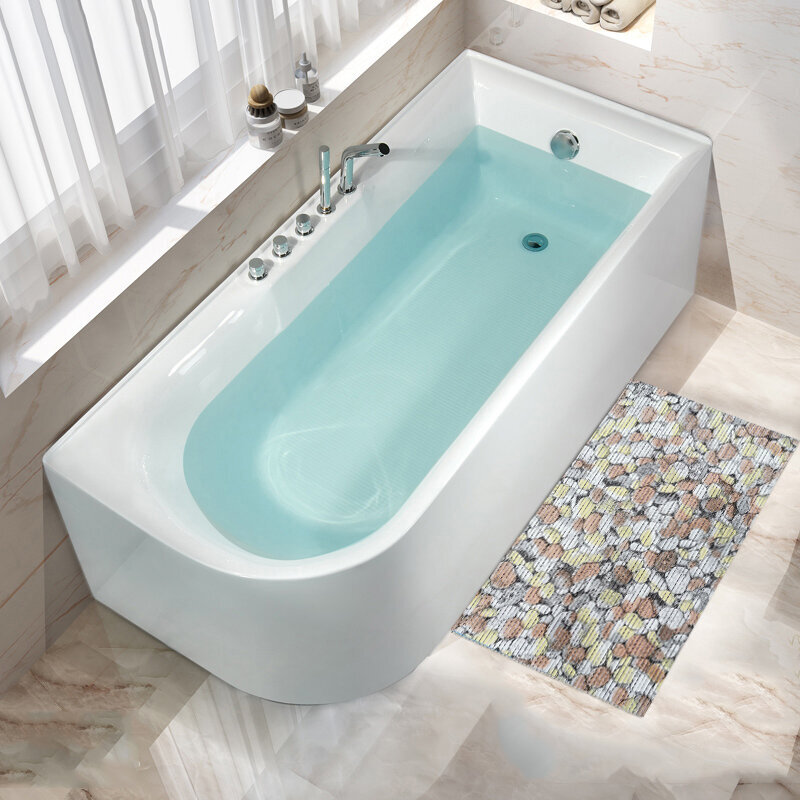 Mīksts vannas paklājiņš 65x45cm Benedomo цена и информация | Vannas istabas aksesuāri | 220.lv