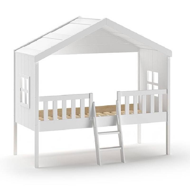 Bērnu gulta Aatrium House, balta цена и информация | Bērnu gultas | 220.lv