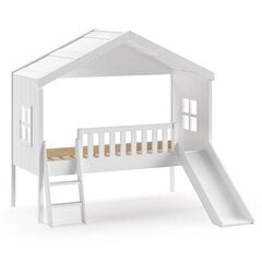 Bērnu gulta ar slidkalniņu Aatrium House, balta cena un informācija | Bērnu gultas | 220.lv