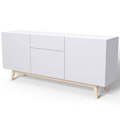 Kumode Aatrium Home, 180x42x80 cm, balta cena un informācija | Kumodes | 220.lv