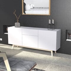 Комод Aatrium Home, 180x42x80 см, белый цена и информация | Комоды | 220.lv