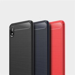 Карбоновый чехол для Xiaomi Redmi Note 13 Pro+ - синий цена и информация | Чехлы для телефонов | 220.lv
