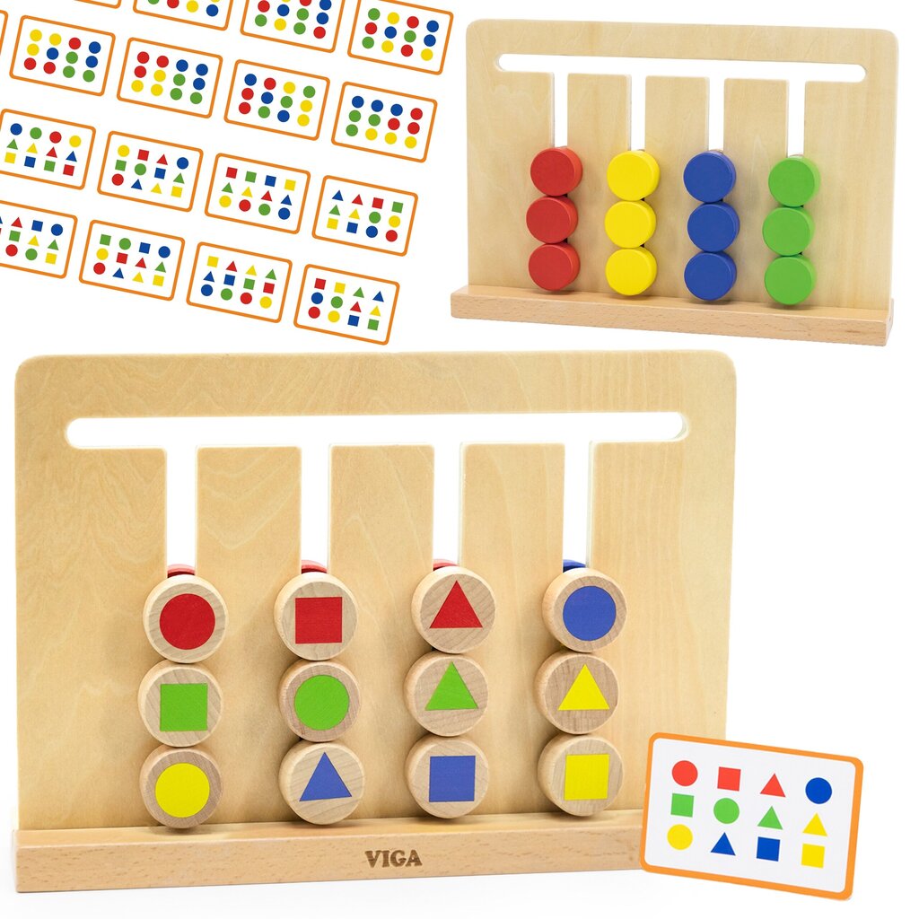 Montessori loģikas spēle Viga цена и информация | Attīstošās rotaļlietas | 220.lv